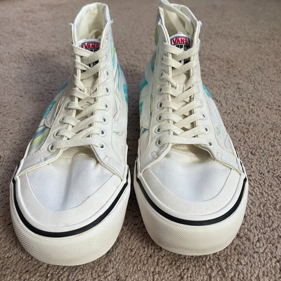 Vans SK8 Hi 138 Decon Resin Swirl/Marshmallow Skate Shoes Mens 9 Womens 10.5 - Picture 4 of 9